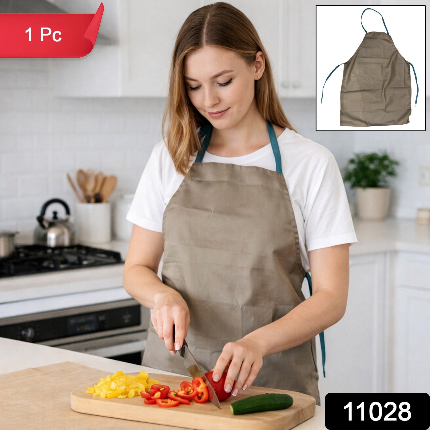 Cooking Apron – Full Coverage & Adjustable Multipurpose Kitchen Apron