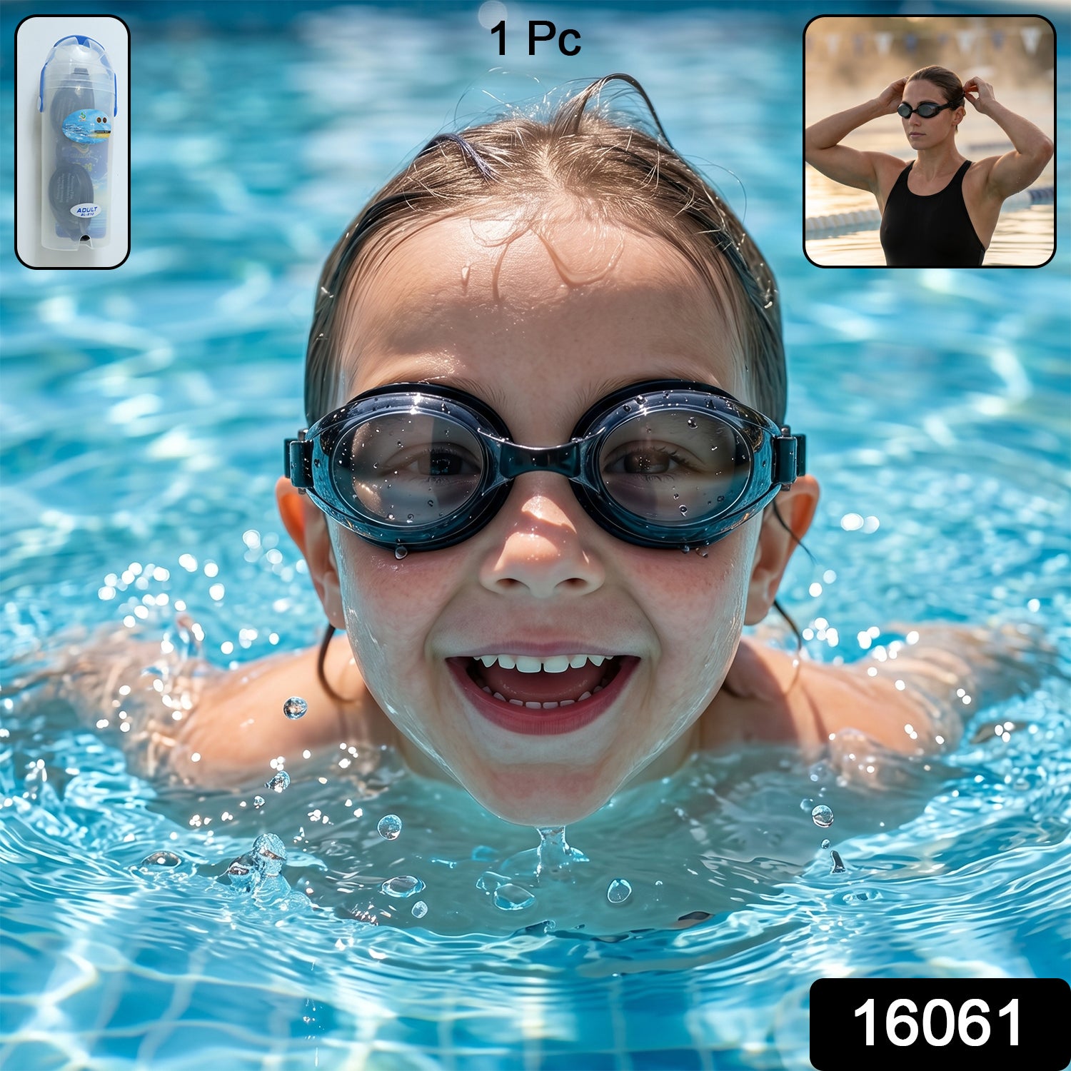 Kids Anti-Fog Swimming Goggles – Adjustable Leakproof Fit