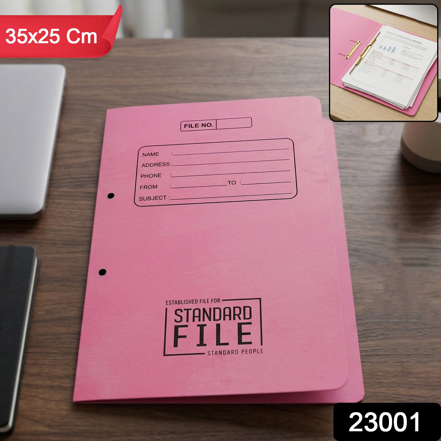 Premium Spring File Folder – Heavy Duty A4 Document Organizer
