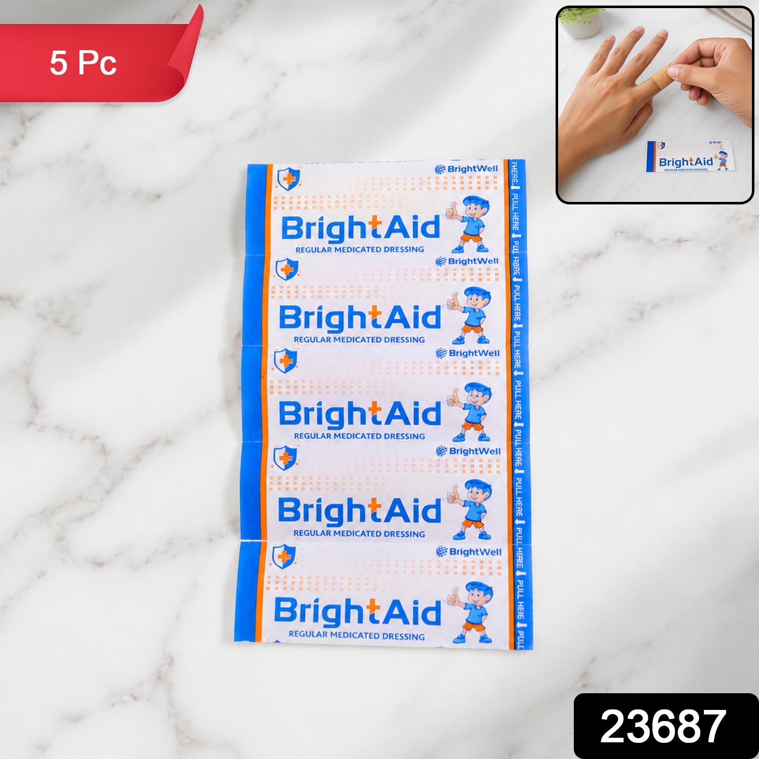 Adhesive Bandages – Medicated Sterile Sheets for Minor Wounds