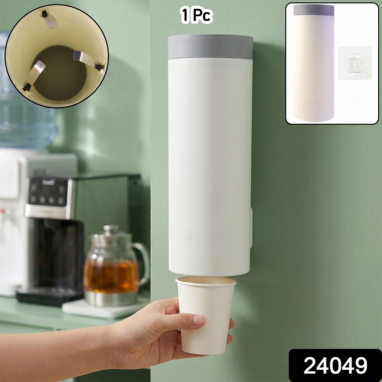 Wall Mounted Paper Cup Holder – Space-Saving Dispenser for Hygiene
