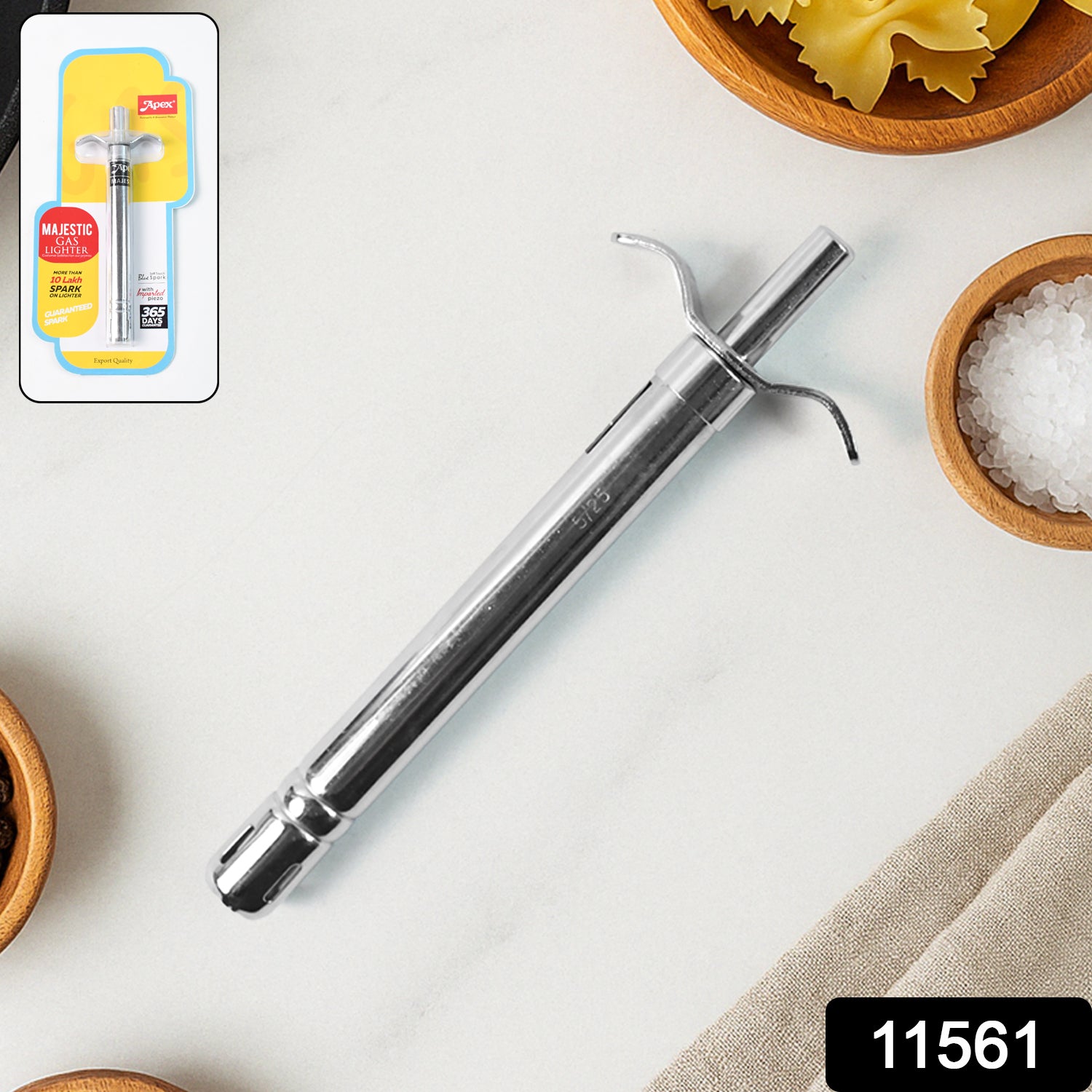 Stainless Steel Gas Lighter – Durable & Reliable Kitchen Igniter