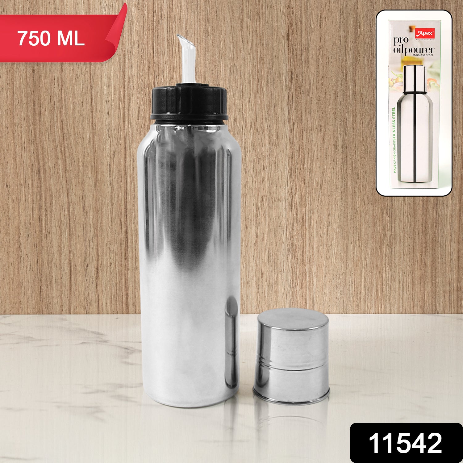 Stainless Steel Oil Pourer 750ml – Leak-Proof & Durable Design