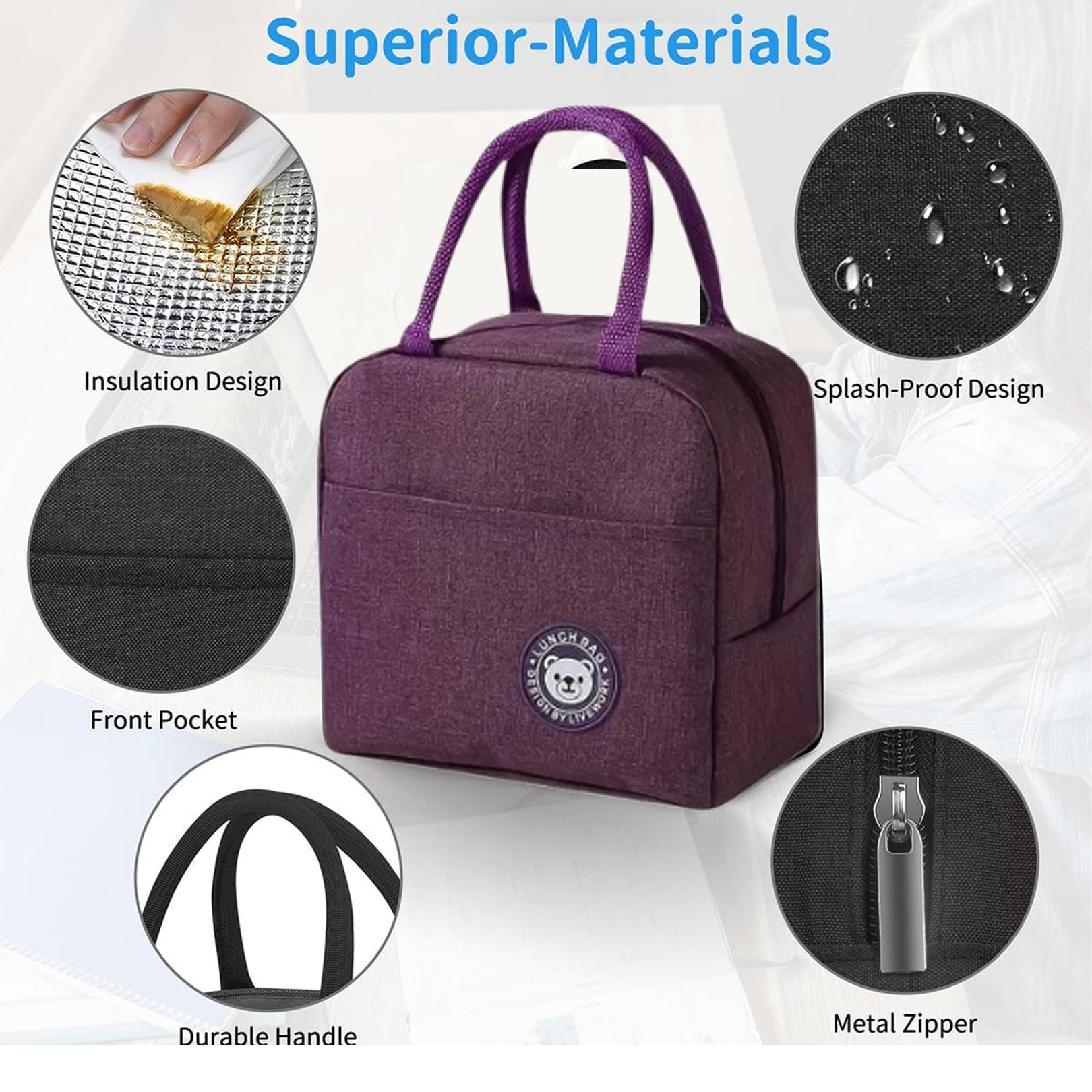 Insulated Lunch Bag for Men & Women – Durable & Portable