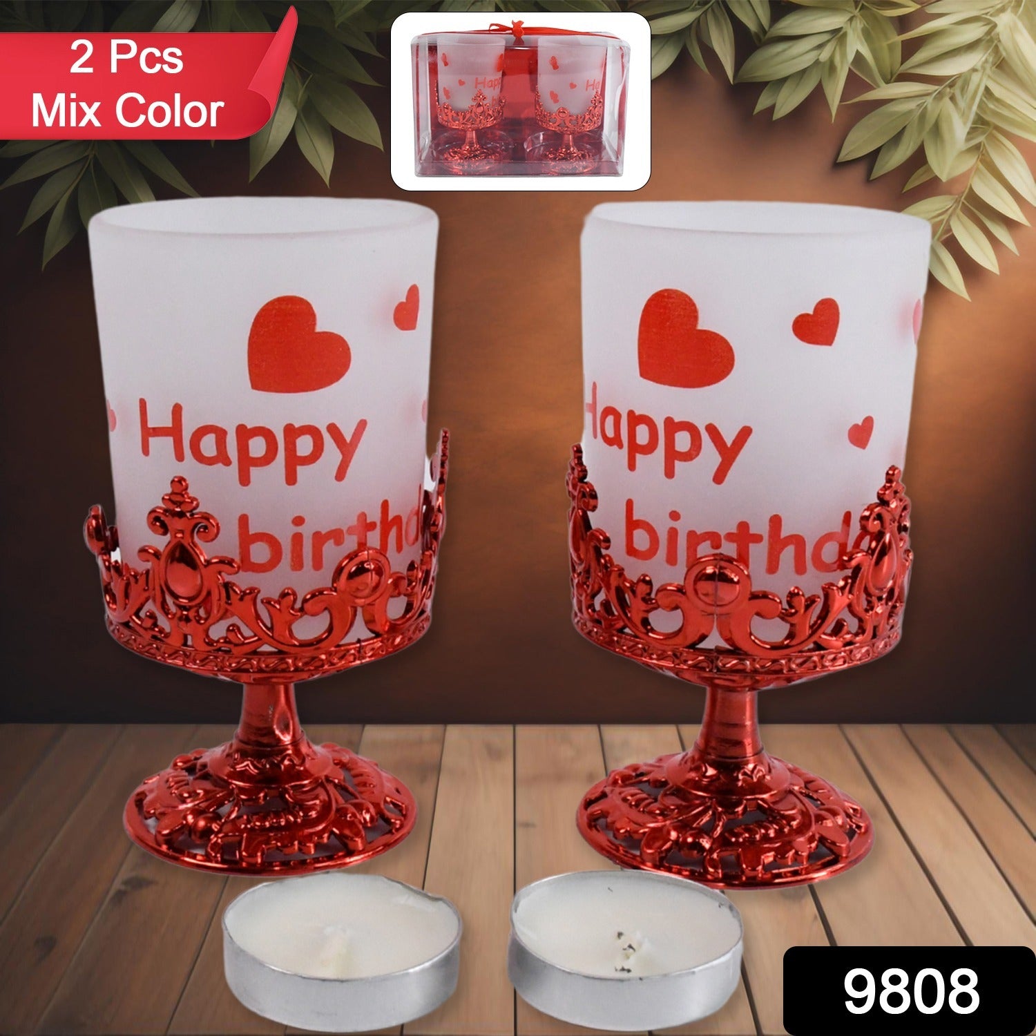 Tealight Holder – Stylish Plastic Candle Diya Stand for Festivals
