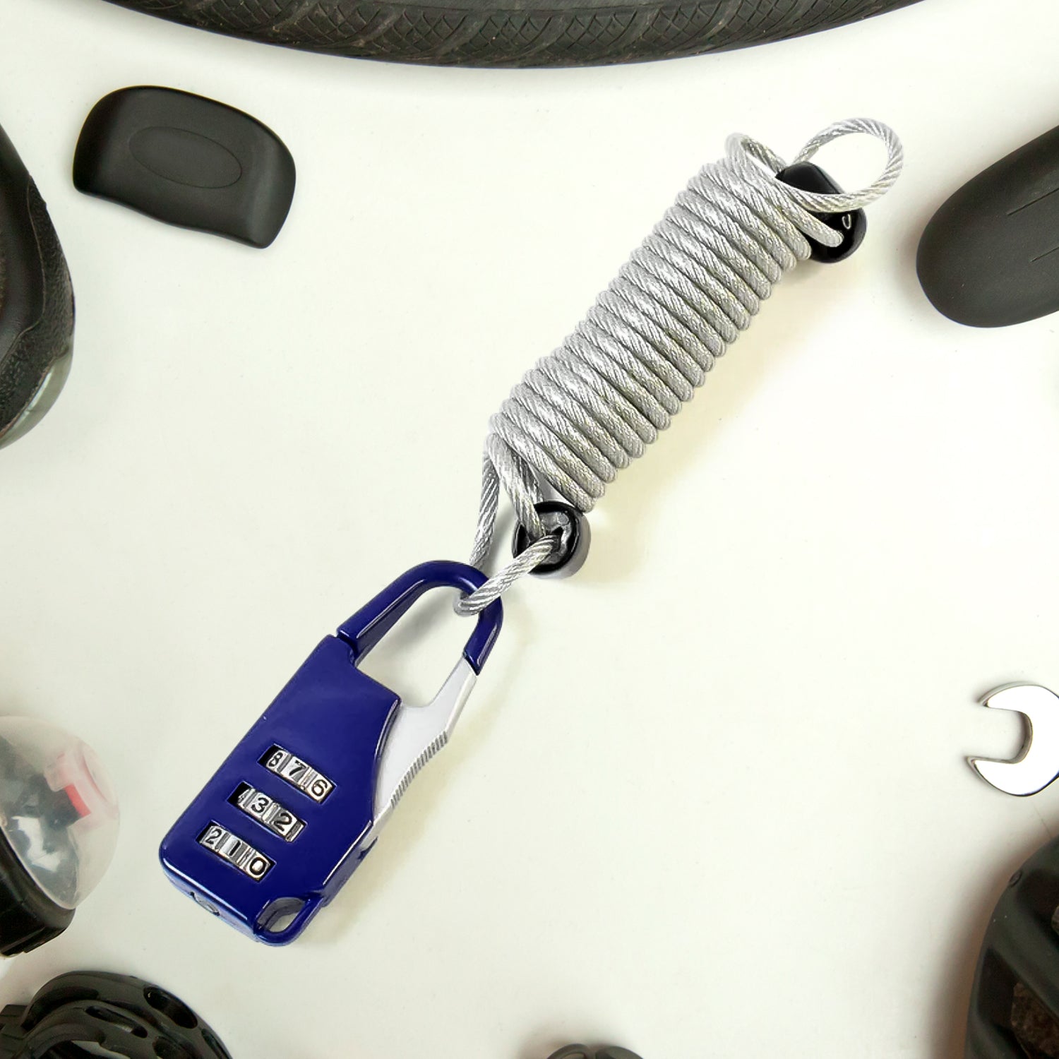 3-Digit Combination Anti-Theft Padlock – Keyless Security & Built-In Wire