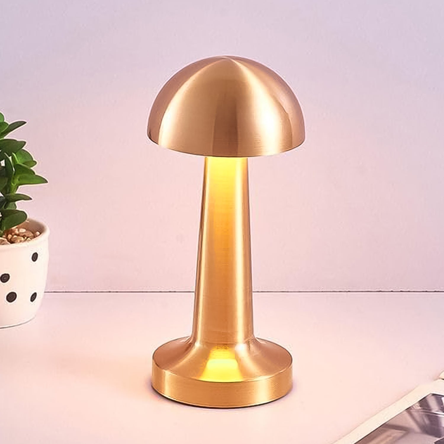LED Table Lamp – Touch Control, Portable & Dimmable Metal Desk Light